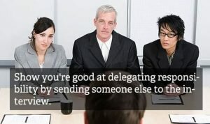 Delegating responsibility job interview memes